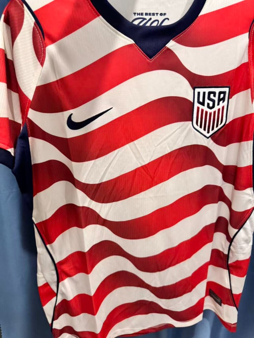 Nike USA Soccer Jersey Red White Size M - Picture 2 of 5